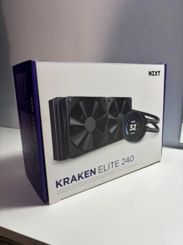 Water Cooler NZXT Kraken Elite 240mm Preto c/ Tela LCD