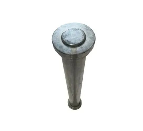 Coluna De Aço Cromado Para Mesa De Vidro Mármore Madeira 