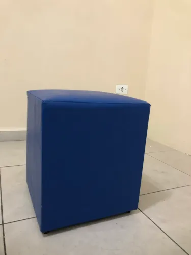 Puff azul royal