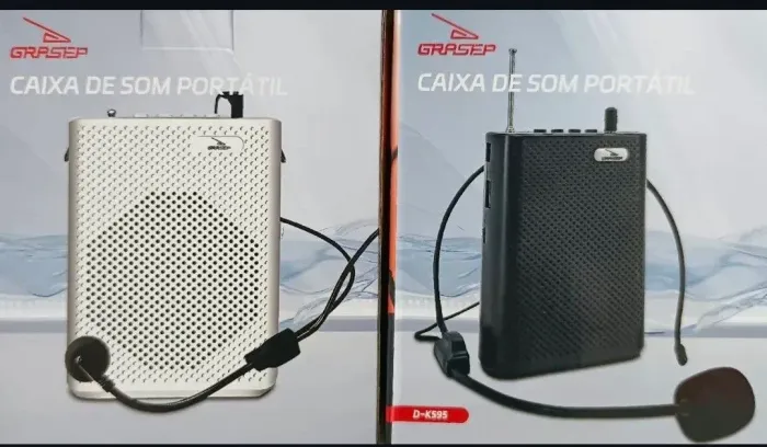 RADIO PORTATIL P/ PALESTRA REF.: D-K595<br>