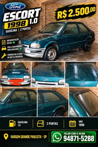Ford Escort GL 1.8i 16V 3P 1998