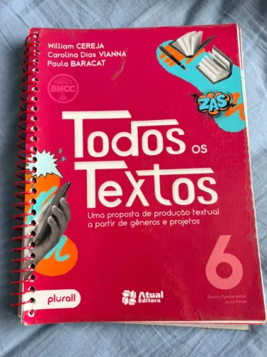 Livro todos os textos - editora atual 