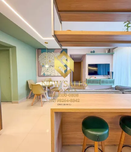 APTO- 3 quartos, 1 suíte, armários, 2 vagas, 84 m²-Parque Amazônia