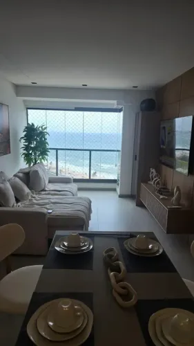 Apartamento à venda vista mar com 2 quartos, suite, 2 vagas em Jagauribe/Piatã - Salvador