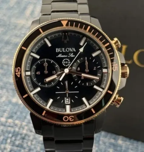 Relógio Bulova Marine Star Preto