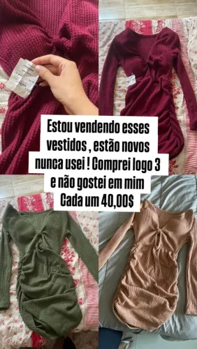 Vendo vestidos de frio , novos