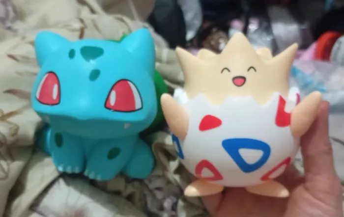figuras do pokémon - Bulbasaur e Togepi