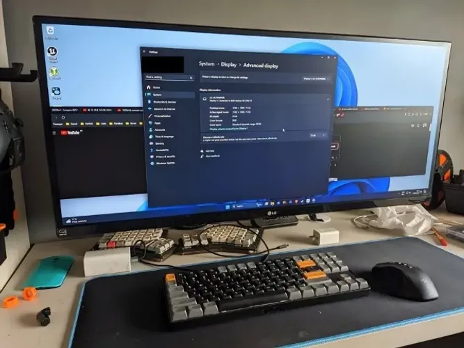 Monitor 34" Ultrawide IPS LG