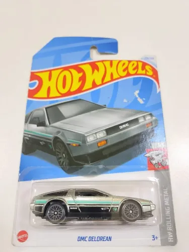 DMC DELOREAN - T-HUNT - HOT WHEELS