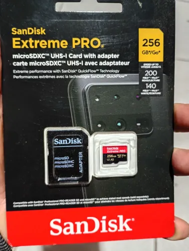 Cartão de memória SanDisk 