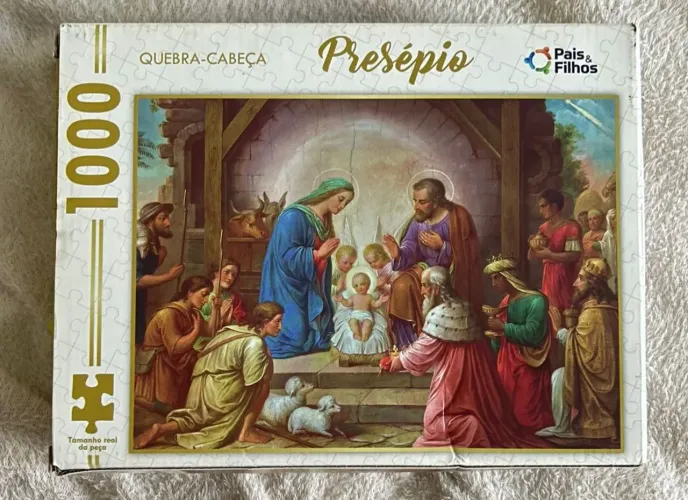 Quebra cabeça 1000 peças Presépio