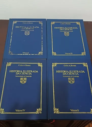 Coleção História Ilustrada da Ciência - Colin A. Ronan (4 Volumes)