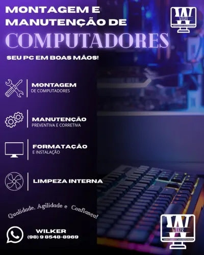 Montagem e Manutenção de Computadores | Wilker 