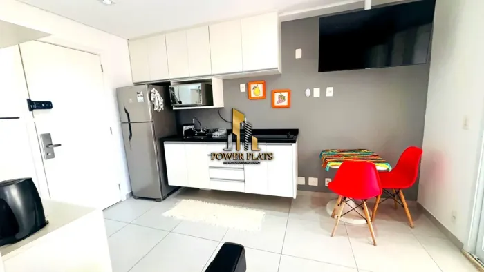 Flat para locação no Brooklin | 1 dormitório | 1 vaga | Excelente custo-benefício