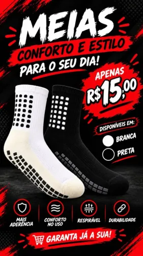 Meias antiderrapantes