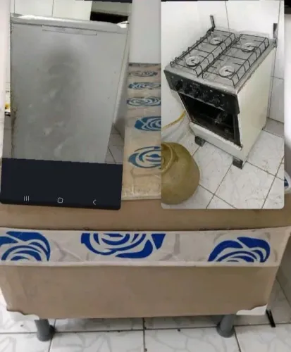 Geladeira fogão cama