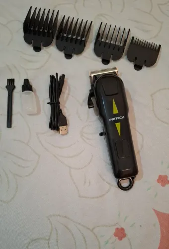 Máquina de cortar cabelo profissional KIT COMPLETO 