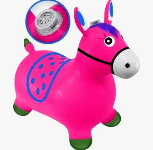 Cavalo upa upa com som e led
