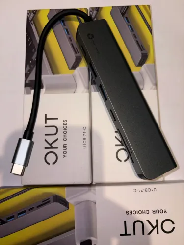 Hub USB c, hdmi e leitor de cartão