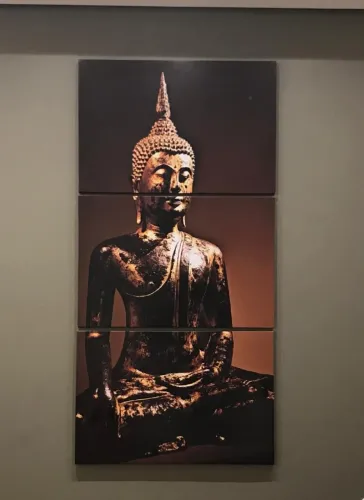 Quadro Decorativo Buda (Trio de Telas)