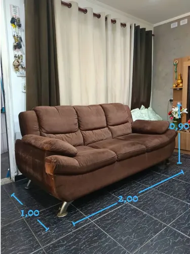 Conjunto de Sofás: 2 e 3 lugares