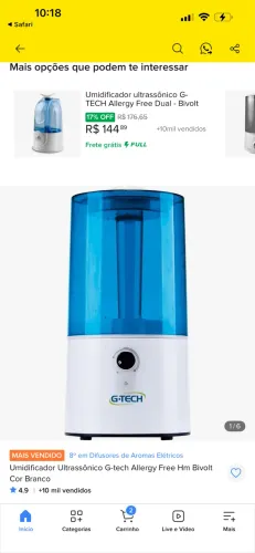 Unificador de ar G-Tech