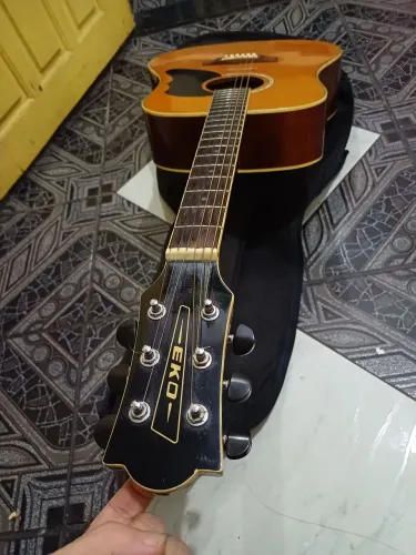 Violão eko ranger elétrico no case