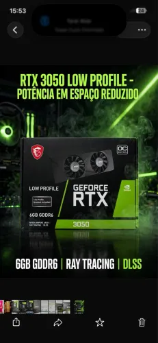 Placa de video RTX 3060