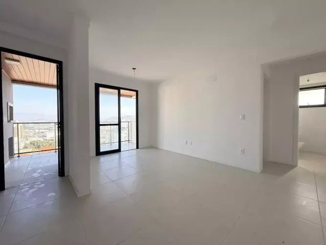 1 quarto - SACADA COM CHURRASQUIRA - LAZER COMPLETO - Barreiros - São José - SC