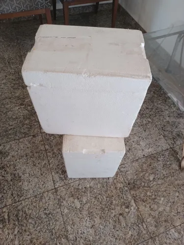 Caixas de isopor.as duas por.29,00