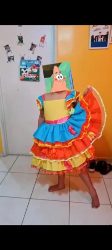 Vestido Festa Junina, Aurora Boreal