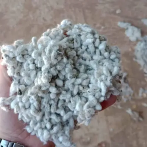 Caroço de algodão ensacado