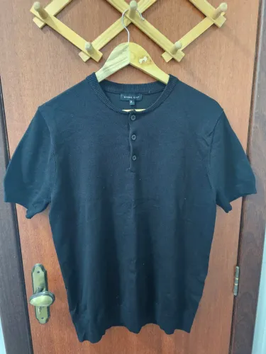 Vendo Camisa Henley Tricot Minimal Club NOVA Tamanho P