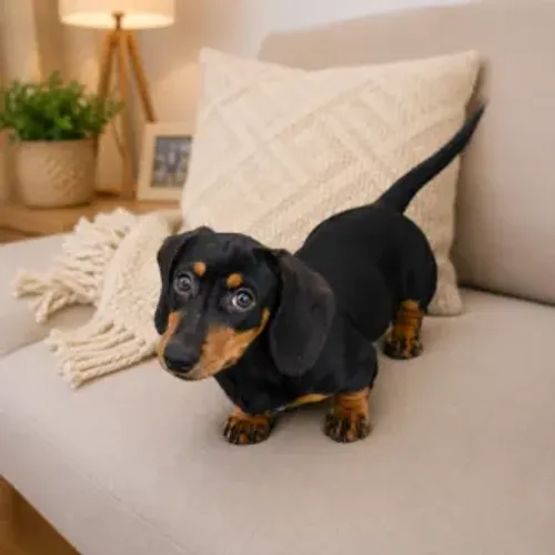 Filhote de Basset Preto - 3 Meses