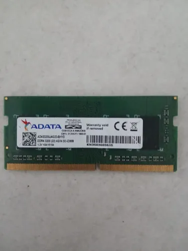 RAM DDR4 4gb 3200mhz notbook