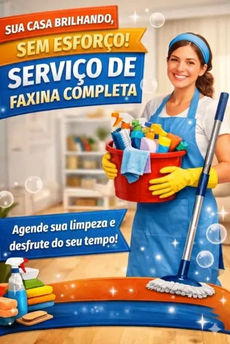 Faxineira Diarista Empregada Doméstica Limpeza Faxina 