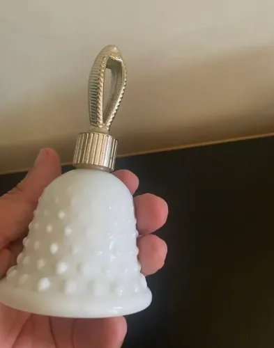 Frasco de Perfume Antigo Em Formato de Sino