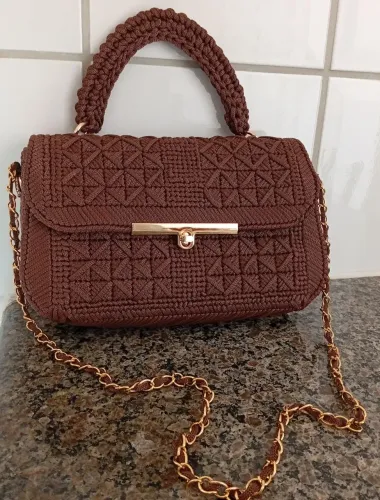 Bolsas lindas feita a mão.