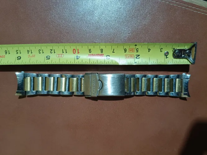 Pulseira Citizen Série Ouro Original 20mm
