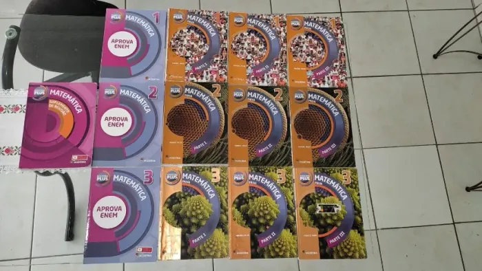 Coleção Matemática Moderna Plus completa + Aprova ENEM (13 livros)
