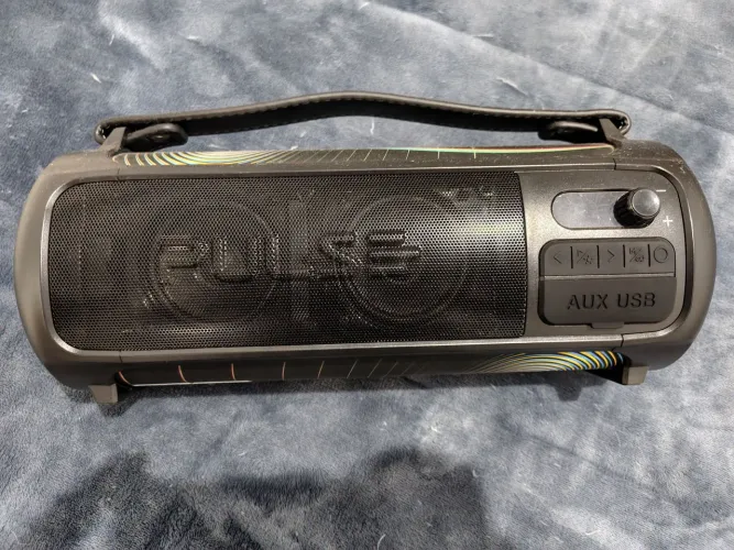 Caixa de Som Bluetooth Pulse (Com Alça, Entrada P2/Microfone, USB e P2)