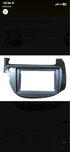 Moldura para multimídia Honda fit