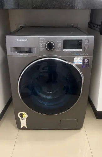 VENDO LAVA E SECA SAMSUNG ECOBUBBLE - 11 KG | DIGITAL INVERTER, prata/inox, uso: 5 anos