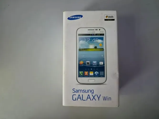 Caixa Embalagem Samsung Galaxy Win Duos Cinza