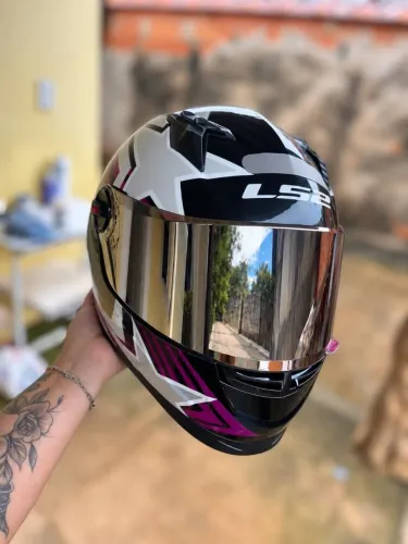 Capacete Estellar Rosa FF358