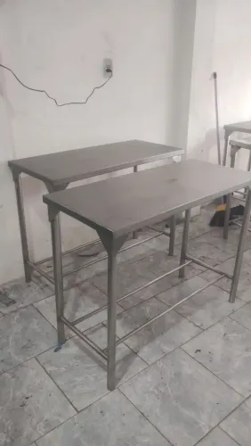 Bancada em Aço inoxidável 1.50x60
