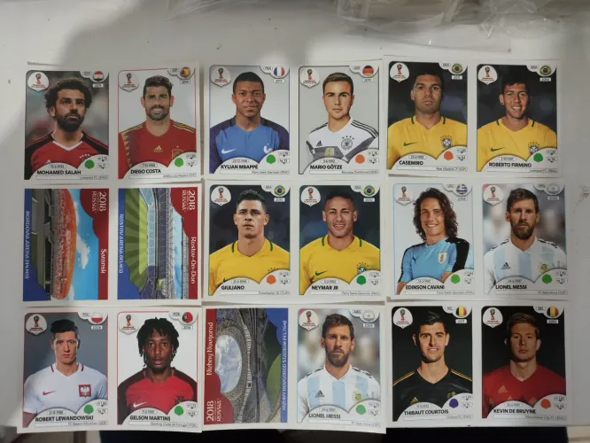 Copa do Mundo 2018 valor de cada unidade