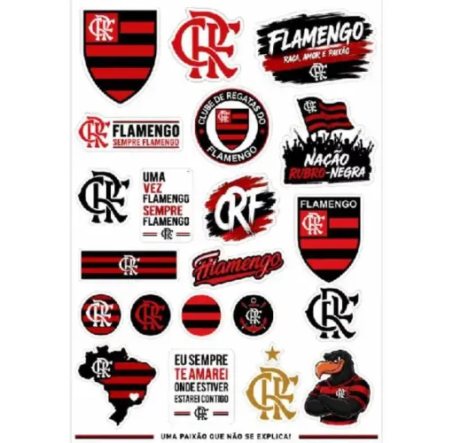 Adesivo do Flamengo São 21 Adesivos e vinil