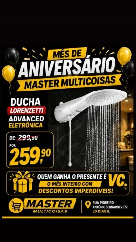 CHUVEIRO/DUCHA LORENZETTI ADVANCED