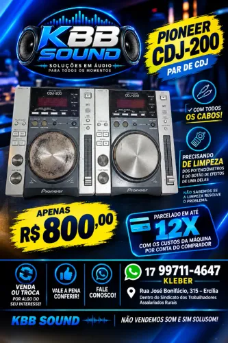 PAR PIONEER CDJ-200